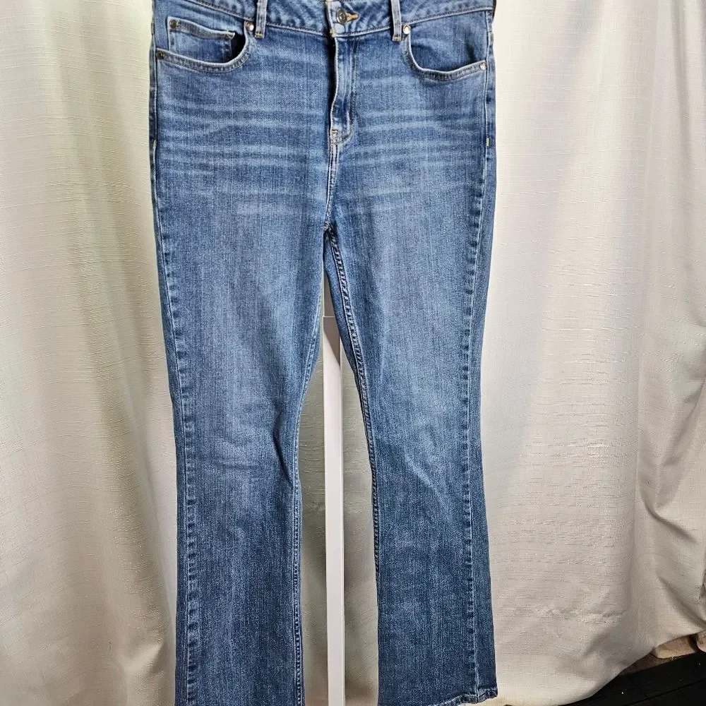 Harley-Davidson High Rise Boot Cut Jeans Medium Indigo Size 30